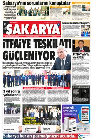 Bizim Sakarya Gazetesi - 28 Eylül 2023
