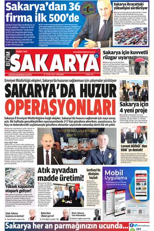 Bizim Sakarya Gazetesi - 27 Eylül 2023