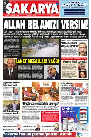 Bizim Sakarya Gazetesi - 2 Ekim 2023