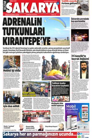Bizim Sakarya Gazetesi - 9 Ekim 2023