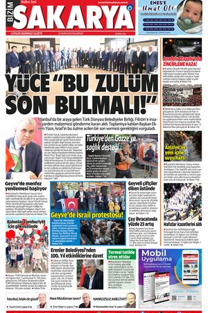 Bizim Sakarya Gazetesi - 23 Ekim 2023