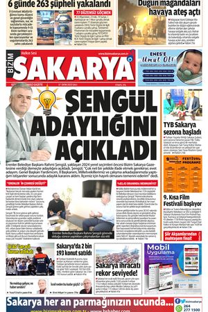 Bizim Sakarya Gazetesi - 17 Ekim 2023