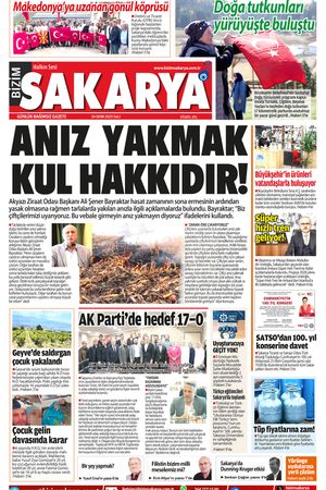 Bizim Sakarya Gazetesi - 24 Ekim 2023