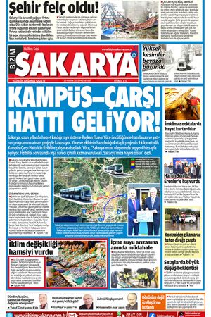 Bizim Sakarya Gazetesi - 20 Kasım 2023