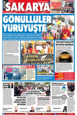 Bizim Sakarya Gazetesi - 6 Kasım 2023