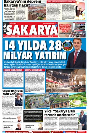 Bizim Sakarya Gazetesi - 13 Kasım 2023