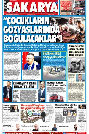 Bizim Sakarya Gazetesi - 21 Kasım 2023