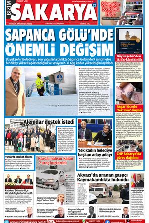 Bizim Sakarya Gazetesi - 22 Kasım 2023