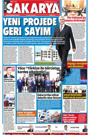Bizim Sakarya Gazetesi - 8 Aralık 2023