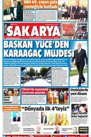Bizim Sakarya Gazetesi - 18 Aralık 2023