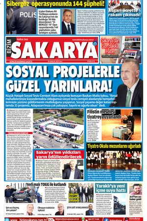Bizim Sakarya Gazetesi - 19 Aralık 2023