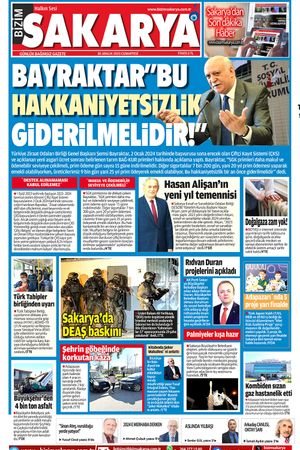 Bizim Sakarya Gazetesi - 30 Aralık 2023