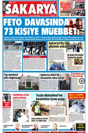 Bizim Sakarya Gazetesi - 4 Ocak 2024