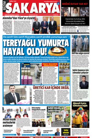 Bizim Sakarya Gazetesi - 23 Ocak 2024