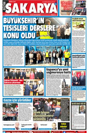 Bizim Sakarya Gazetesi - 8 Ocak 2024