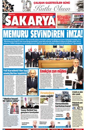 Bizim Sakarya Gazetesi - 9 Ocak 2024