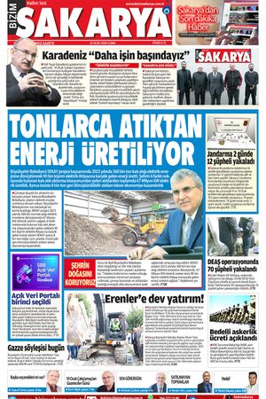 Bizim Sakarya Gazetesi - 12 Ocak 2024
