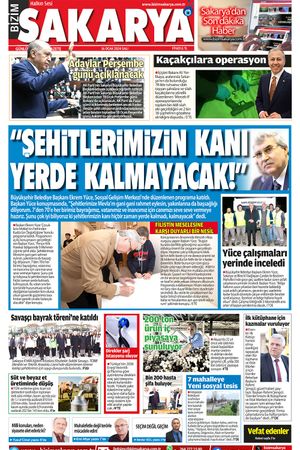 Bizim Sakarya Gazetesi - 16 Ocak 2024