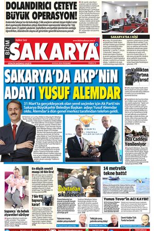 Bizim Sakarya Gazetesi - 18 Ocak 2024