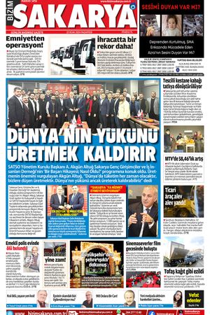 Bizim Sakarya Gazetesi - 22 Ocak 2024