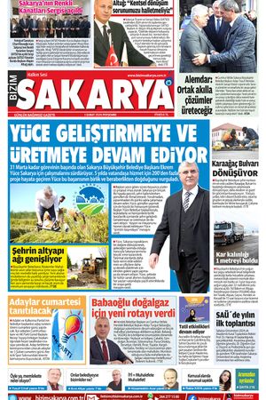 Bizim Sakarya Gazetesi - 01 Şubat 2024