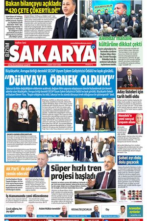 Bizim Sakarya Gazetesi - 02 Şubat 2024