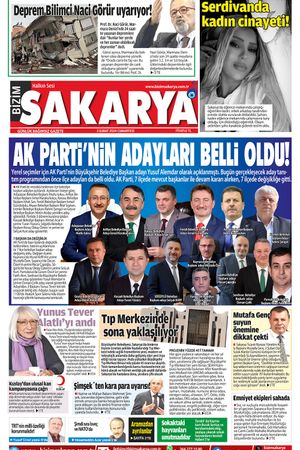 Bizim Sakarya Gazetesi - 03 Şubat 2024