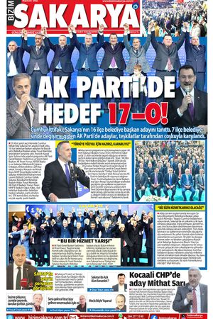 Bizim Sakarya Gazetesi - 05 Şubat 2024