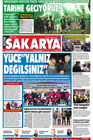 Bizim Sakarya Gazetesi - 08 Şubat 2024