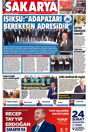 Bizim Sakarya Gazetesi - 23 Şubat 2024