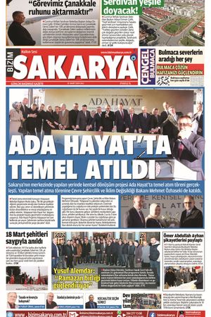 Bizim Sakarya Gazetesi - 19 Mart 2024