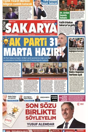 Bizim Sakarya Gazetesi - 26 Mart 2024