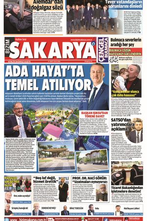 Bizim Sakarya Gazetesi - 15 Mart 2024