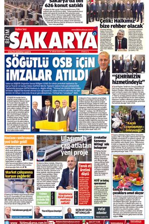 Bizim Sakarya Gazetesi - 19 Nisan 2024