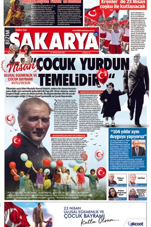 Bizim Sakarya Gazetesi - 23 Nisan 2024