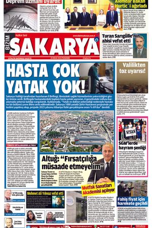 Bizim Sakarya Gazetesi - 25 Nisan 2024