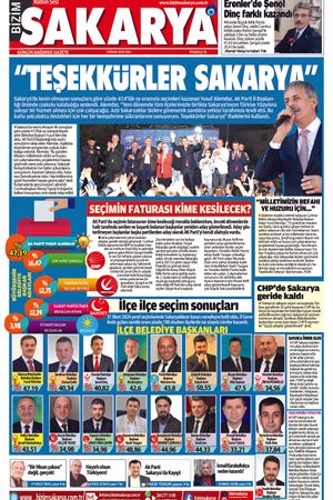 Bizim Sakarya Gazetesi - 2 Nisan 2024
