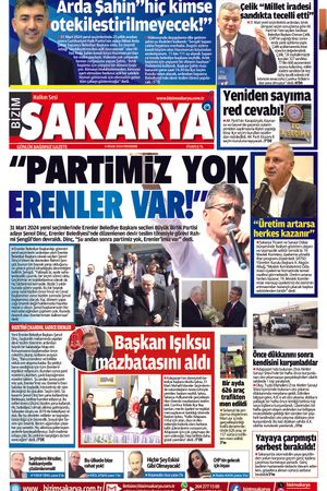 Bizim Sakarya Gazetesi - 4 Nisan 2024