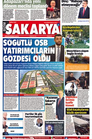 Bizim Sakarya Gazetesi - 9 Nisan 2024