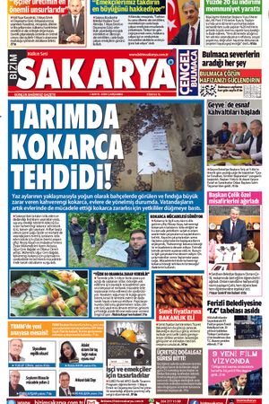 Bizim Sakarya Gazetesi -  1 Mayıs 2024