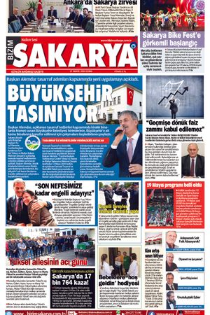 Bizim Sakarya Gazetesi - 17 Mayıs 2024