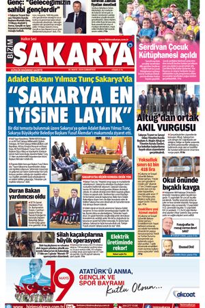 Bizim Sakarya Gazetesi - 18 Mayıs 2024
