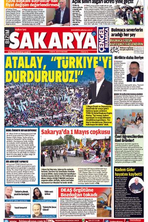 Bizim Sakarya Gazetesi - 2 Mayıs 2024