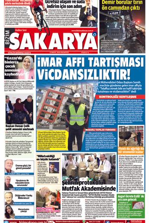 Bizim Sakarya Gazetesi - 13 Mayıs 2024