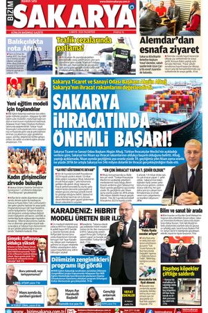 Bizim Sakarya Gazetesi - 6 Mayıs 2024