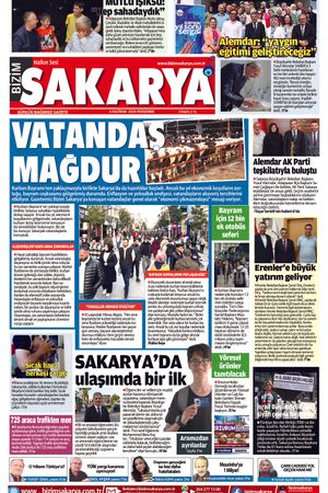 Bizim Sakarya Gazetesi - 6 Haziran 2024