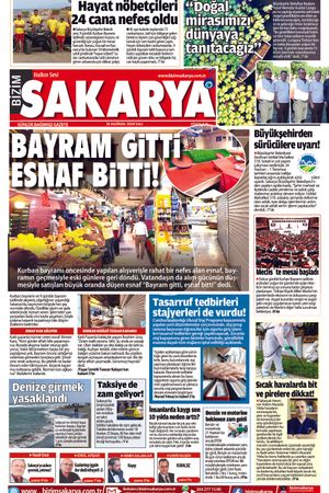 Bizim Sakarya Gazetesi - 25 Haziran 2024