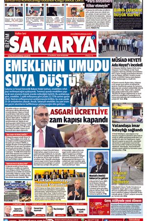 Bizim Sakarya Gazetesi - 27 Haziran 2024