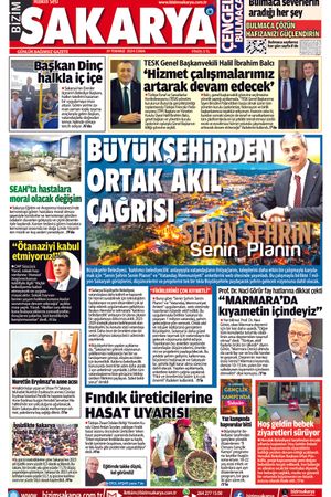 Bizim Sakarya Gazetesi - 19 Temmuz 2024