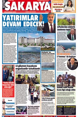 Bizim Sakarya Gazetesi - 1 Temmuz 2024